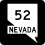 SR 156 was originally part of State Route 52 Nevada 52.svg