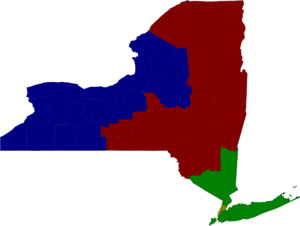 Map of the four departments of the
New York Supreme Court, Appellate Division
.mw-parser-output .legend{page-break-inside:avoid;break-inside:avoid-column}.mw-parser-output .legend-color{display:inline-block;min-width:1.25em;height:1.25em;line-height:1.25;margin:1px 0;text-align:center;border:1px solid black;background-color:transparent;color:black}.mw-parser-output .legend-text{}
First Department
Second Department
Third Department
Fourth Department New York Supreme Court, Appellate Division department map.png