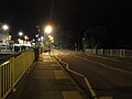 Furlongs, off South Street, Newport, Isle of Wight viewed at night.