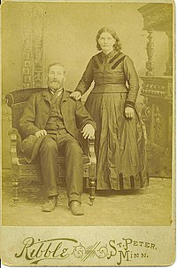 A Luxembourger American couple from Wormeldange, Luxembourg, photographed in Minnesota circa 1890. Nicholas and Maria Thill Schons.jpg