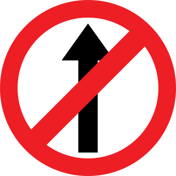File:No Entry (India).svg