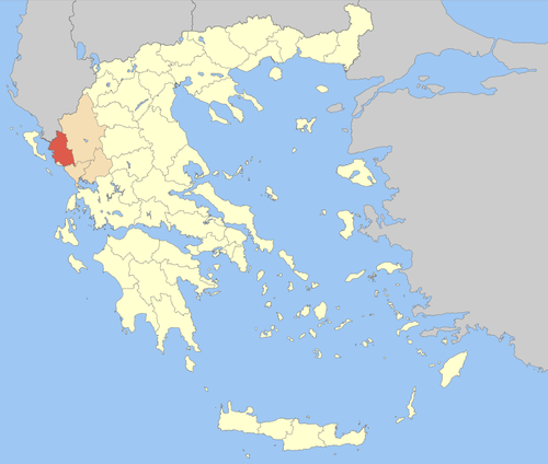 Thesprotia within Greece