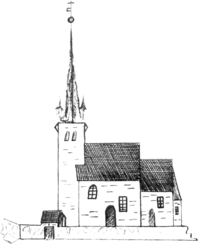 Norderhov Church sketch1823.png