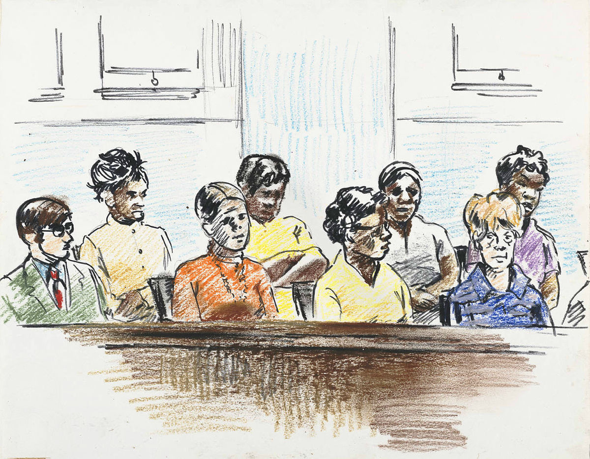 Зарисовки суда присяжных