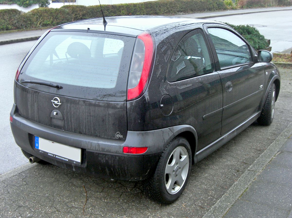 File:Opel Corsa C Dreitürer Heck.JPG - Wikimedia Commons