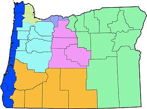 Die 7 Reiseregionen in Oregon