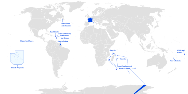 French overseas departments and territories