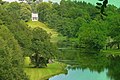 Image 9Painshill Park in Cobham has follies on natural, but landscaped slopes by part of the Mole disguised as ornamental lakes and the Great Cedar thought to be the largest Cedar of Lebanon in Europe. In the mid-north of the county. (from Portal:Surrey/Selected pictures)
