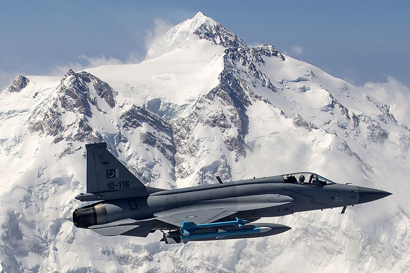 File:Pakistan Air Force JF-17 Thunder flies in front of the 26,660 ft high Nanga Parbat.jpg