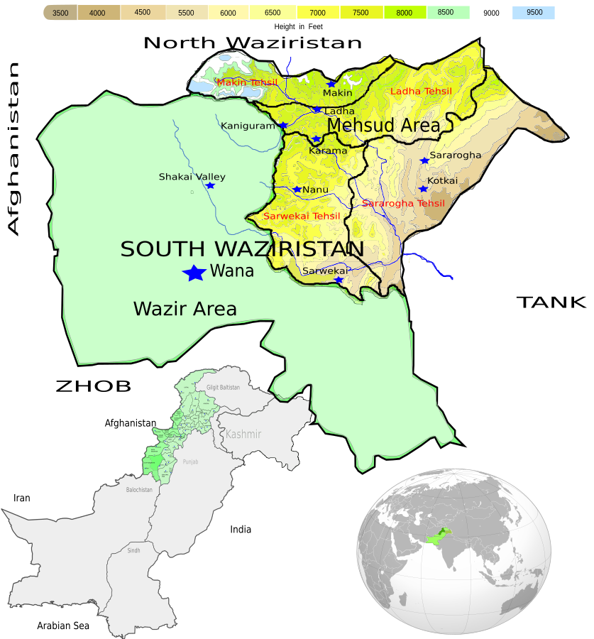 Вазиристан. Исламский эмират Вазиристан. Вазиристан на карте Пакистана. Южный Вазиристан. Северный Вазиристан.