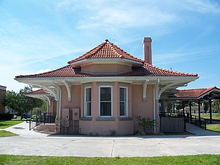 Palatka station historic Atlantic Coast Line Railroad depot in Palatka, Florida