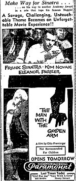 Theatre advertisement, February 17, 1956 Paramount Theatre ad - 17 February 1956, Glens Falls, NY.jpg