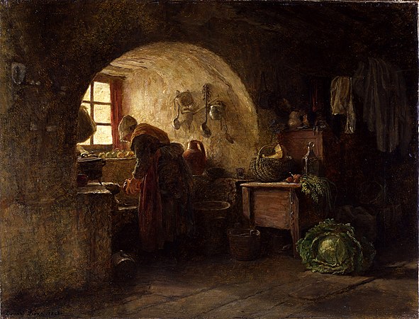 La Préparation du dîner (1858), Baltimore, Walters Art Museum.