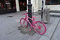 Pink bike @ Les Halles @ Paris (26055102835).jpg