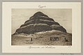 Piramide van Sakkara in Egypte Pyramide de Sakkara (titel op object), RP-F-F01141-AC.jpg