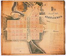 Nouveau plan de Sallanches (1840).