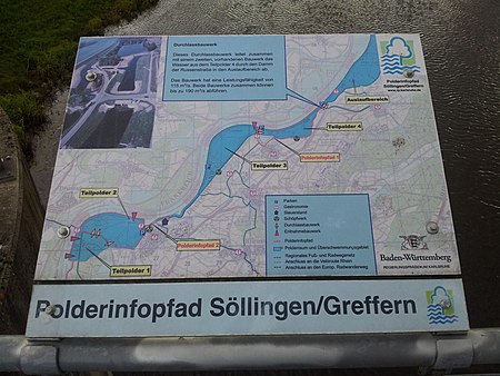 Polder Söllingen Greffern Infotafel