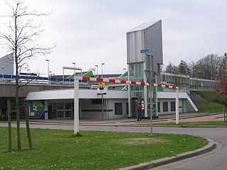 <span class="mw-page-title-main">Poortugaal metro station</span> Metro station in Albrandswaard, Netherlands