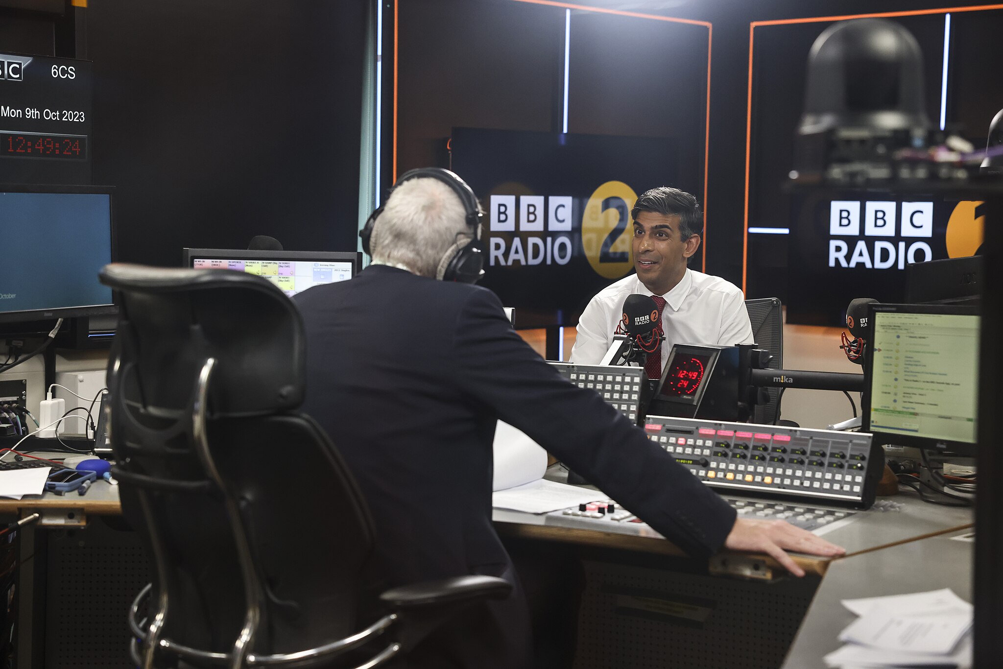 Prime Minister Rishi Sunak is interviewed by BBC's Jeremy Vine