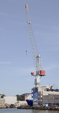 Crane in the Port of Helsinki