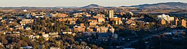 Aerial view of the Washington State University campus