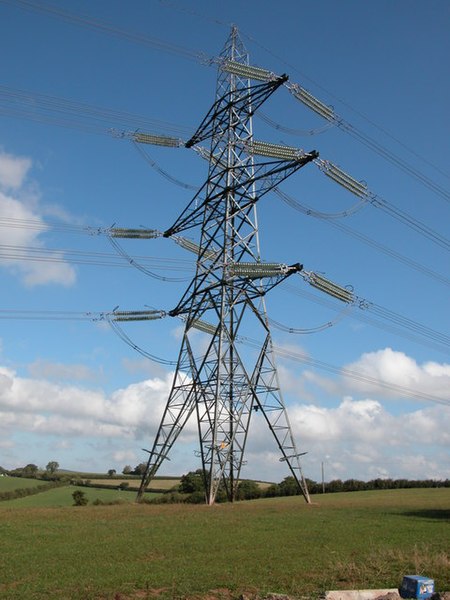 File:Pylon near Green Dyffryn - geograph.org.uk - 249013.jpg