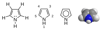 File:Pyrrole chemical structure.svg