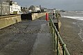 Wherrytown car park, new coping stones with shingle from gales