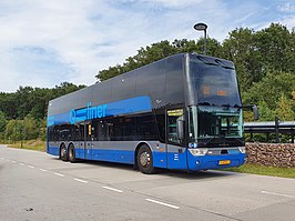 Qbuzz's 2017 Van Hool TDX27 Astromega in Gieten