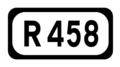 File:R458 Regional Route Shield Ireland.png