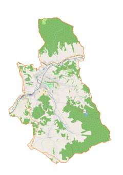 Mapa lokalizacyjna gminy Rabka-Zdrój