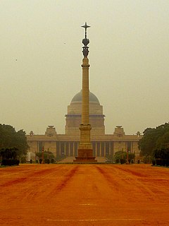 Lutyens Delhi Area in New Delhi, India