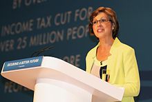 Pow speaking at the 2014 Conservative Party Conference Rebecca Pow - Conservative Party Conference 2014.jpeg