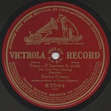 detail etikety gramofonové desky