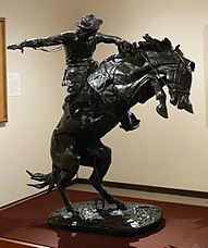 The Bronco Buster, 1895, rzeźba z brązu, Amon Carter Museum