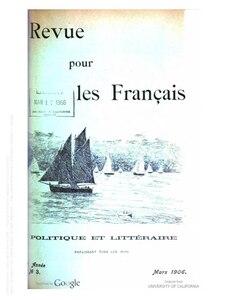 Collectif, Revue pour les Français Mars 1906, 1906    