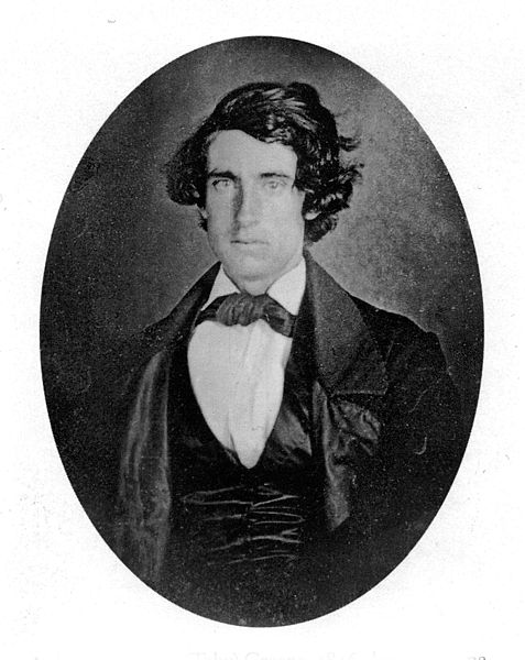 Richard Tobias Greene, who jumped ship with Melville in the Marquesas Islands and is Toby in Typee, pictured in 1846