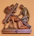 Rittershoffen-St Gallus-Kreuzweg-07-Jesus faellt zum zweiten Mal unter dem Kreuz-gje.jpg