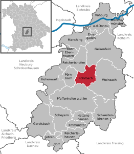 Kaart van Rohrbach