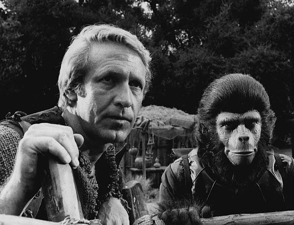 Ron Harper and Roddy McDowall.