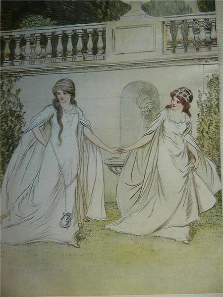 File:Rosalind and Celia by Hugh Thomson 1909.jpg