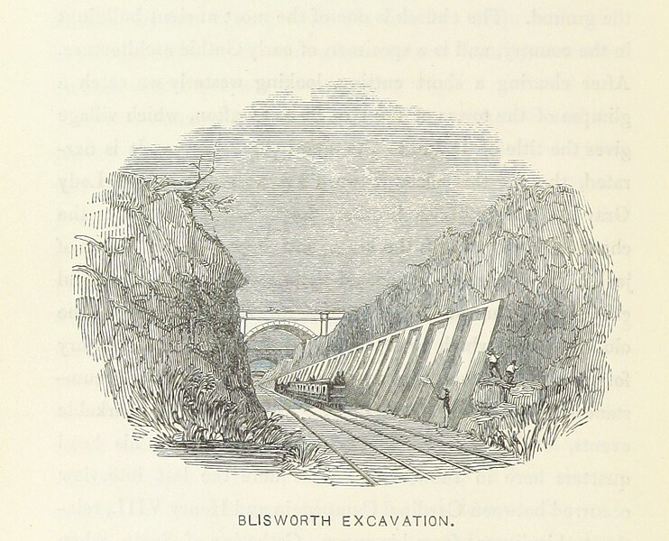 File:Roscoe L&BR(1839) p120 - Blisworth Excavation.jpg