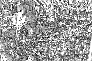 Asediul Krujei 1450 - De Jost Amman 1578