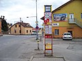 Čeština: Rudná-Hořelice, okres Praha-západ. Masarykova, zastávka Rudná, Hořelice. English: Rudná-Hořelice, Prague-West District, Central Bohemian Region, Czech Republic. Masarykova street, bus stop Rudná, Hořelice. Camera location 50° 01′ 37.1″ N, 14° 12′ 44.5″ E    View all coordinates using: OpenStreetMap