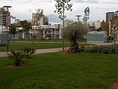 El parque de las Estaciones, que pertenece al distrito Norte.