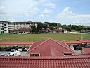 SMK Bakar Arang Field. The building after the field is SK Bakar Arang.