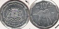 Deseticentová mince z roku 1976