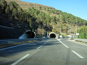 Illustrativt billede af artiklen Tunnel af Colle Giardino