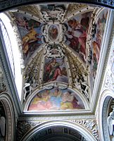 Santa Maria del Popolo (Rome), Theodoli chapel by Giulio Mazzoni (mid-sixteenth century.).