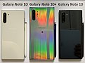 Samsung Galaxy Note 10 series